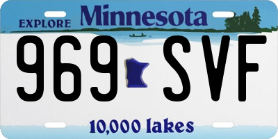 MN license plate 969SVF