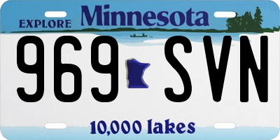 MN license plate 969SVN