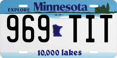MN license plate 969TIT