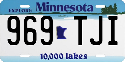 MN license plate 969TJI