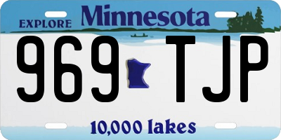 MN license plate 969TJP