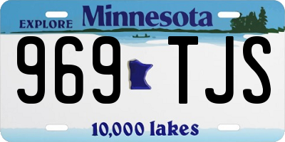MN license plate 969TJS
