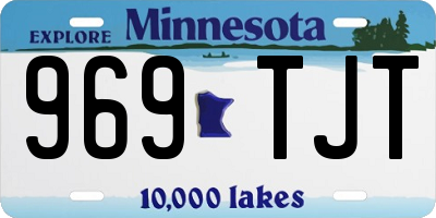 MN license plate 969TJT
