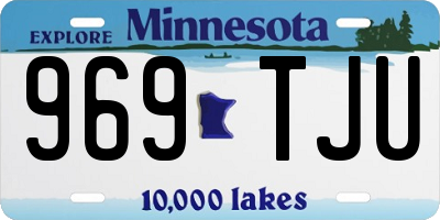 MN license plate 969TJU