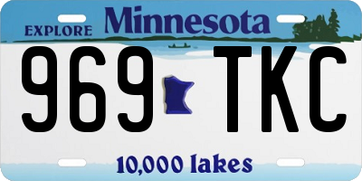 MN license plate 969TKC
