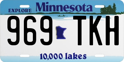 MN license plate 969TKH