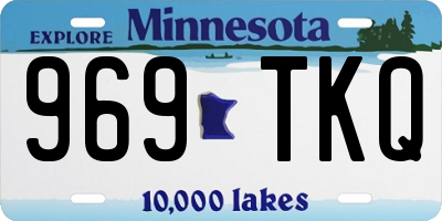 MN license plate 969TKQ