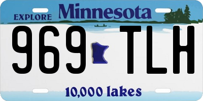 MN license plate 969TLH