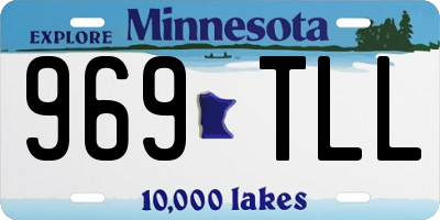 MN license plate 969TLL