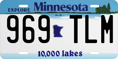 MN license plate 969TLM