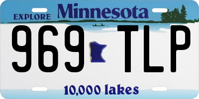 MN license plate 969TLP