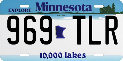 MN license plate 969TLR