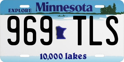 MN license plate 969TLS