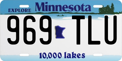 MN license plate 969TLU