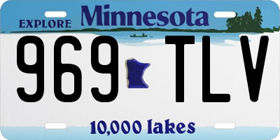 MN license plate 969TLV
