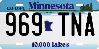 MN license plate 969TNA