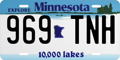 MN license plate 969TNH