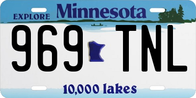MN license plate 969TNL