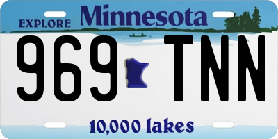 MN license plate 969TNN