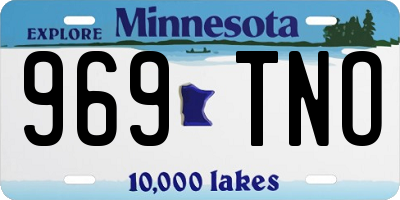 MN license plate 969TNO