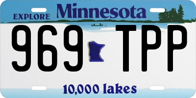 MN license plate 969TPP