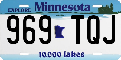 MN license plate 969TQJ