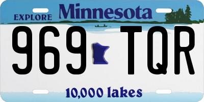 MN license plate 969TQR