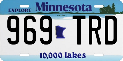 MN license plate 969TRD