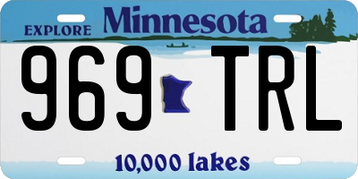 MN license plate 969TRL