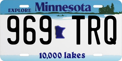 MN license plate 969TRQ