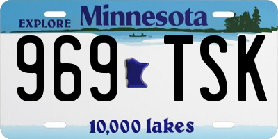 MN license plate 969TSK