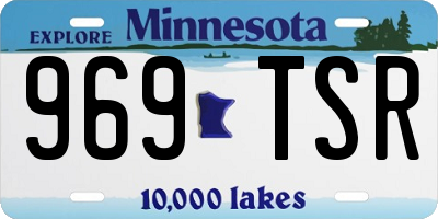 MN license plate 969TSR