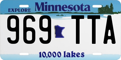 MN license plate 969TTA