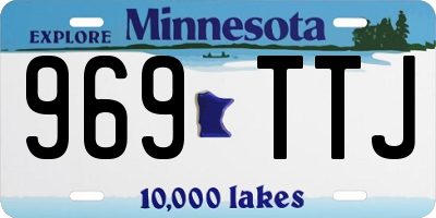 MN license plate 969TTJ