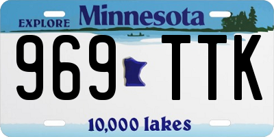 MN license plate 969TTK
