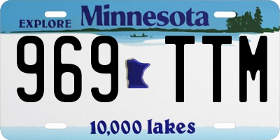 MN license plate 969TTM