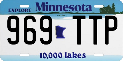 MN license plate 969TTP