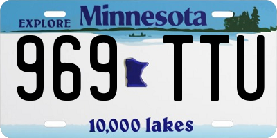 MN license plate 969TTU