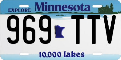 MN license plate 969TTV