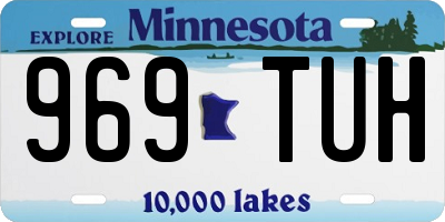 MN license plate 969TUH