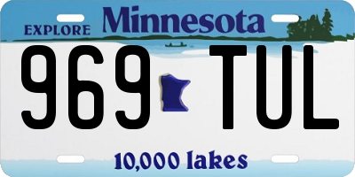 MN license plate 969TUL