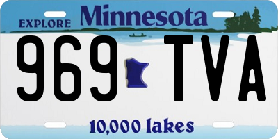 MN license plate 969TVA