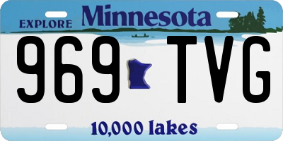 MN license plate 969TVG