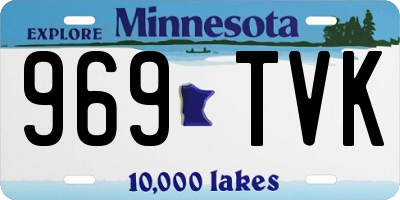 MN license plate 969TVK