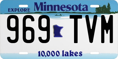 MN license plate 969TVM