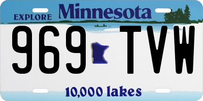 MN license plate 969TVW
