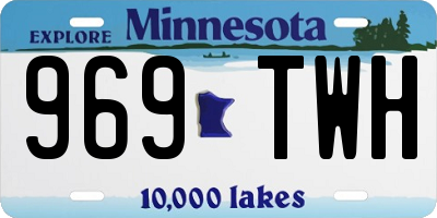 MN license plate 969TWH