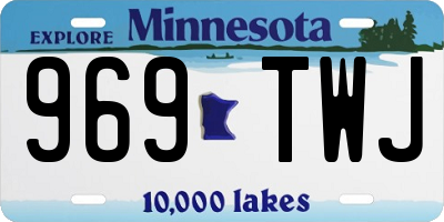 MN license plate 969TWJ