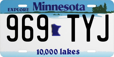 MN license plate 969TYJ