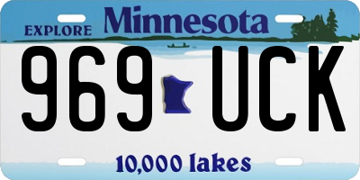 MN license plate 969UCK